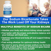 Sodium Bicarbonate 650mg Capsules Delayed Release for Supporting Normal Kidney Function & Kidney Health Supplement. Sodium Bicarbonate Designed for Kidney Support, Acid Relief, Alkalinity 120 Pills (Expiry 6/28/2027)