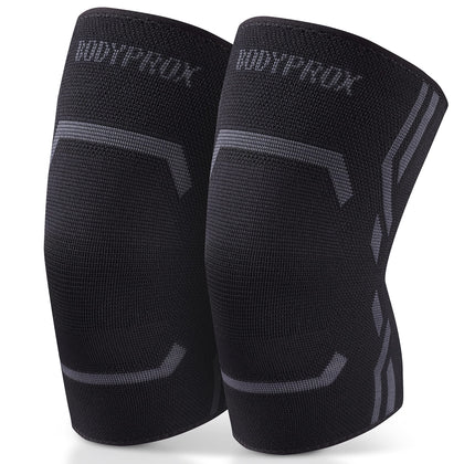 Knee Compression Sleeve for Men and Women (2 Pack), Knee Support Brace for Running and Work out (Large)