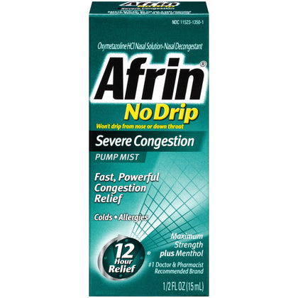 Afrin No Drip Severe Congestion, 15 ml