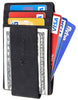 travelambo money clip front pocket wallet slim minimalist wallet rfid blocking (black classic)