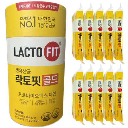 [Chong Kun Dang] Lacto-Fit ProBiotics Gold (1 Pack),3.53 oz