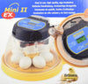 Brinsea Products Mini II Ex Fully Automatic 7 Egg Incubator with Humidity Control, One Size, Yellow/Black (USAB17C)