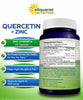 aSquared Nutrition Quercetin 1000mg with Zinc Supplement - 120 Capsules - Quercetin Dihydrate with Black Elderberry & Zinc - Max Strength Powder Complex Pills to Help Improve Immune Response