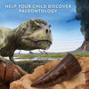 NATIONAL GEOGRAPHIC Dino Fossil Dig Kit - Dig Up a T.Rex Tooth Replica, Includes a Genuine Dinosaur Coprolite, Science Archaeology Paleontology Gifts for Boys and Girls