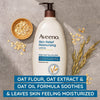 Aveeno Skin Relief 24-Hour Moisturizing Lotion for Sensitive Skin with Natural Shea Butter & Triple Oat Complex, Unscented Therapeutic Lotion for Extra Dry, Itchy Skin, 8 fl. oz