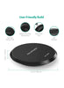 Wireless Charger RAVPower Qi Certified 10W Fast Wireless Charging Pad for Galaxy S9+ S9 Note 8, Compatible iPhone X 8 Plus 8 and All Qi-Enabled Phones (NO Adapter)