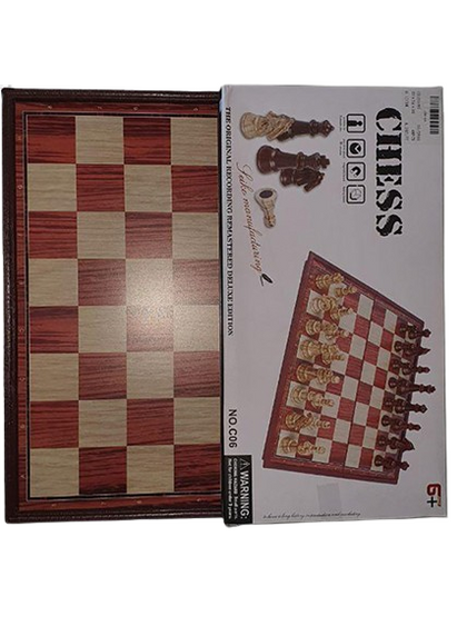 portable folding chess game, antique and luxury wooden