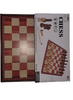 portable folding chess game, antique and luxury wooden