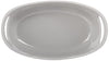 Rachael Ray Ceramics Bubble and Brown Oval Baker Set, 2-Piece, Light Sea Salt Gray -