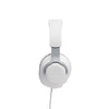 JBL Quantum 100 - Wired Over-Ear Gaming Headphones - White, Large