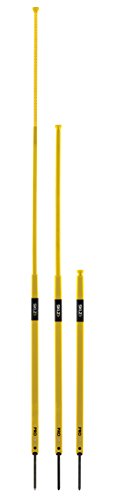 SKLZ Pro Training Telescoping Agility Poles for Soccer Drills and Training (Set of 8),Yellow