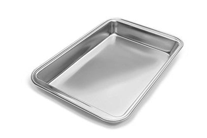 Fox Run Stainless Steel Pan, 11-Inch x 7-Inch Bake Surface, Silver