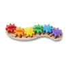 Melissa & Doug Rainbow Caterpillar Gear Toy With 6 Interchangeable Gears - For Toddlers And Babies