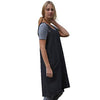 Womens Pinafore Square Apron Baking Cooking Gardening Works Cross Back Cotton/Linen Blend Dress with 2 Pockets