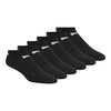 PUMA Women's 6 Pack Runner Socks, Black, 9-11