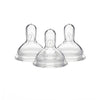 Medela Medium Flow Nipples with Wide Base, 3 Pack, Baby Age 4-12 Months, Compatible with All Medela Breast Milk Bottles, Made Without BPA