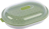 GoodCook BPA-Free Plastic Microwave Vegetable and Fish Steamer, Green