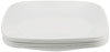 Corelle Vitrelle Salad Plates Set, Triple Layer Glass and Chip Resistant, Lightweight Square 9-Inch Plates, White, 6-Piece