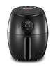 Elite Gourmet EAF2612D Personal 2.1Qt Compact Space Saving Programmable Hot Air Fryer, Oil-Less Healthy Cooker, Timer & Temperature Controls, 1000W, Black