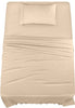 Utopia Bedding Twin Bed Sheets Set - 3 Piece Bedding - Brushed Microfiber - Shrinkage and Fade Resistant - Easy Care (Twin, Beige)