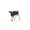 Schleich Farm World, Farm Animal Toys for Kids and Toddlers, Black and White Baby Holstein Cow Toy, Ages 3+