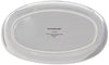 Rachael Ray Ceramics Bubble and Brown Oval Baker Set, 2-Piece, Light Sea Salt Gray -