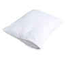 4 Pack Waterproof Pillow Protectors Standard 20x26 Inches Smooth Zipper Premium Encasement Covers Quiet Cases Set White 100% Liquid Protection