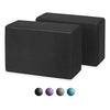 Gaiam Essentials Yoga Block (Set Of 2) - Supportive Foam Blocks - Soft Non-Slip Surface for Yoga, Pilates, Meditation - Easy-Grip Beveled Edges - Helps with Alignment and Motion - Black