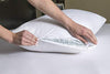 Standard Pillow Protectors (Set of 2) - Zippered Waterproof Pillow Covers Hypoallergenic Dust and Allergen Proof Pillowcase Encasement