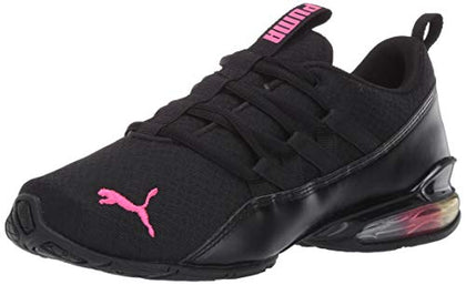 PUMA womens Cell Cross Trainer, Puma Black-luminous Pink, 5.5 US