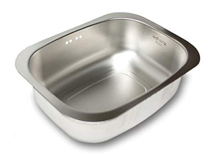 WANANG Stainless Steel Washing-up Bowl Multi-purpose Dish Tub for Sink/Wash Basins/Dishpan for Sink (Original Type)