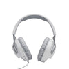 JBL Quantum 100 - Wired Over-Ear Gaming Headphones - White, Large