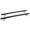 YAKIMA, JetStream Bar Aerodynamic Crossbars for Roof Rack Systems, Set of 2, Black, Small (50