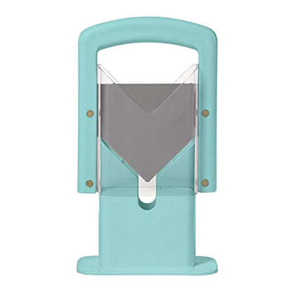 Hoan Bagel Guillotine Universal Slicer, 9.25-inch, Aqua Sky