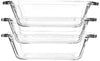 Anchor Hocking 1.5-Quart Oven Basics Loaf Dish, Set of 3, Clear