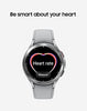 SAMSUNG Galaxy Watch 4 Classic 46mm Smartwatch with ECG Monitor Tracker for Health, Fitness, Running, Sleep Cycles, GPS Fall Detection, Bluetooth, US Version, Silver