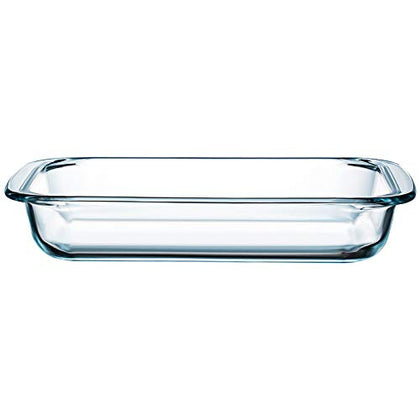 Mini-1.5 QT Glass Baking Dish for Oven, (Single Serving) Glass Pan for Cooking Dish Casserole Dish Rectangular Baking Pan Glass Bakeware