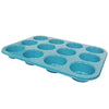 casaWare Ceramic Coated NonStick 12 Cup Muffin Pan (Blue Granite)