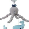 Lambs & Ivy Oceania Musical Nursery Crib Mobile - Ocean, Whale, Underwater Theme