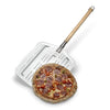 Hans Grill Pizza Peel PRO | Made for XL Pizza 12 inch + | Professional Restaurant Grade Perforated Metal Non-Stick Paddle for launching, turning and retrieving pizzas