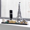 LEGO Architecture Skyline Collection 21044 Paris Skyline Building Kit With Eiffel Tower Model and other Paris City Architecture for build and display (649 Pieces)