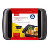 Rapid Ramen Cooker - Microwave Polypropylene Ramen in 3 Minutes - BPA Free and Dishwasher Safe - Black