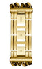 GUESS Gold-Tone Multi-Chain Bracelet Watch with Self-Adjustable Links. Color: Gold-Tone (Model: U1117L2)