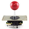 SANWA JLF-TP-8YT Joystick Red Original - for Arcade Jamma Game 4 & 8 Way Adjustable, Compatible with Catz Mad SF4 Tournament Joystick (Red Ball Top), Use for Arcade Game Machine Cabinet S@NWA