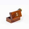 Miniature Beautiful Handcrafted Handheld Brass Telescope with Rosewood Box - Pirate Navigation Gifts - Nagina International (6 Inches, Polished Brass)