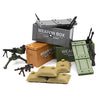 Feleph Weapon Pack Military Army WW2 Toys for Soldier Figures, Swat Team Gear Set for Boys, Battle Building Blocks Bricks Compatible with Major Brand