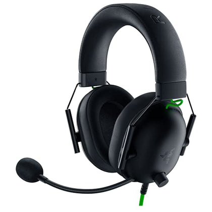 Razer BlackShark V2 X Gaming Headset: 7.1 Surround Sound - 50mm Drivers - Memory Foam Cushion - For PC, PS4, PS5, Switch - 3.5mm Audio Jack - Black