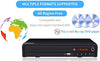 Compact DVD Player for TV, HDMI DVD Player for Smart TV Support 1080P Full HD,Multi-Region, MP3, DVD CD Players for Home, with HDMI/AV/USB/MIC, (not Blu-ray DVD Player)