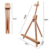 Miratuso Art Easel (2 Pack) A-Frame Painting Easel, Wood Display Stand Holding Canvas Up to 21