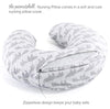 The Peanutshell Grey Elephant Nursing Pillow for Breastfeeding | Pillow & Nursing Pillow Cover for Baby Boys or Girls